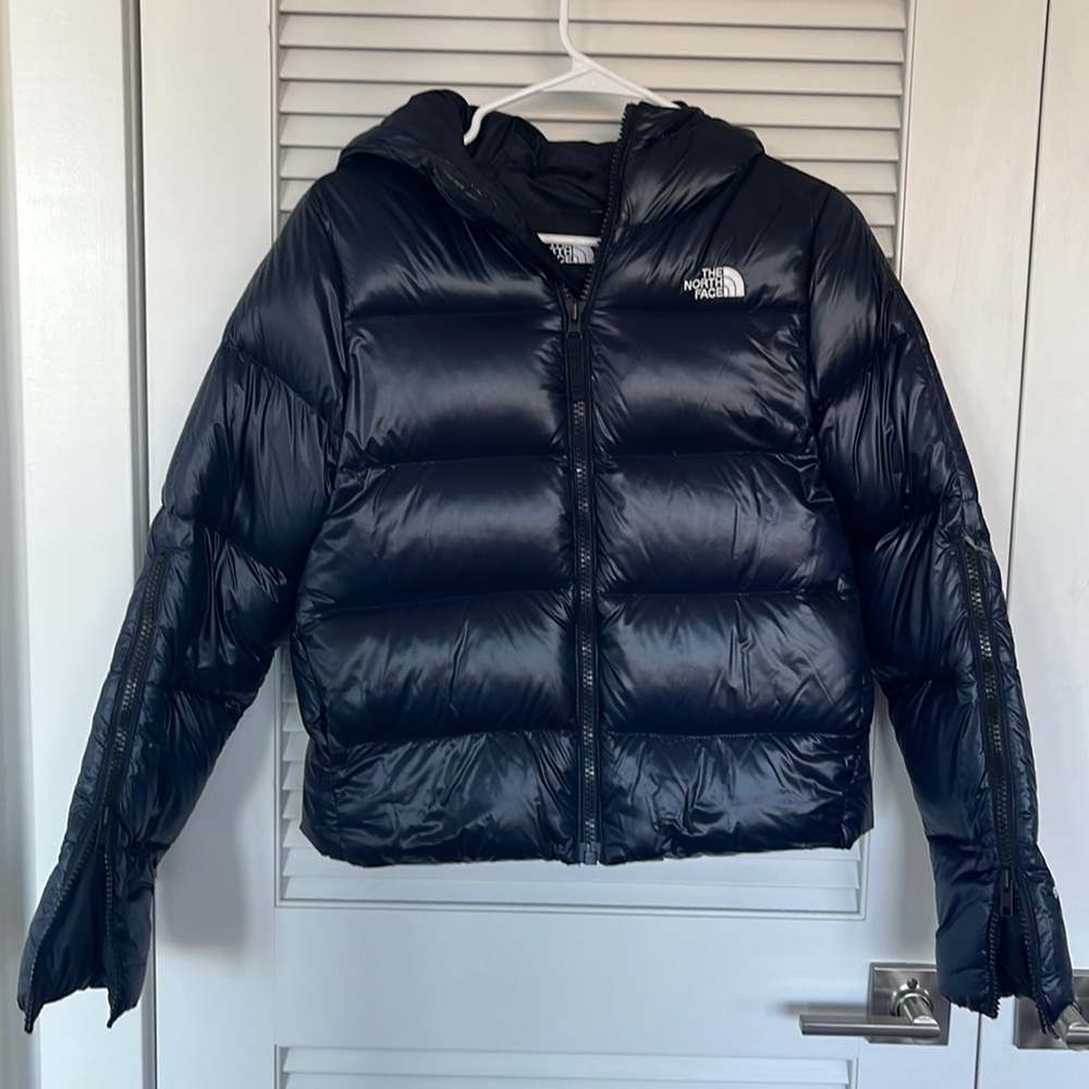 North Face Down Jacket, Navy, XS